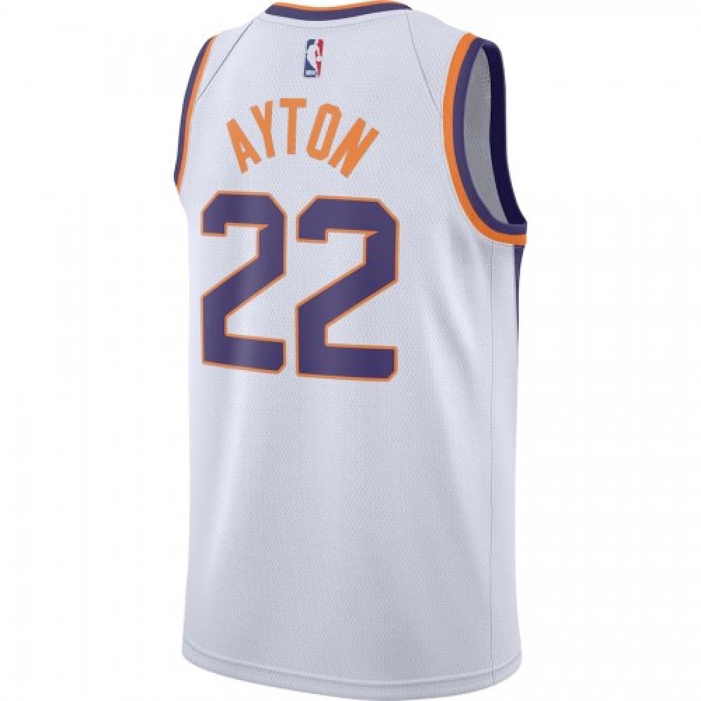 Men's Phoenix Suns DeAndre Ayton #22 White 2019/20 Swingman Jersey - Association Edition-Pro Kit Vault | Brand New 26/27 Sports Jerseys